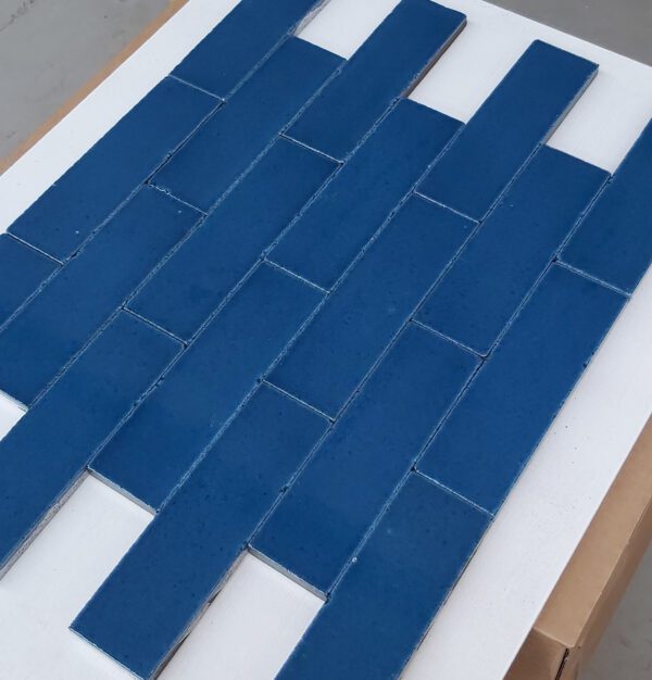 Denim Glazed Brick Slip