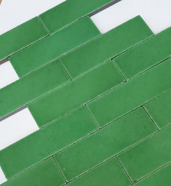 Cut Grass Glazed Brick Slip