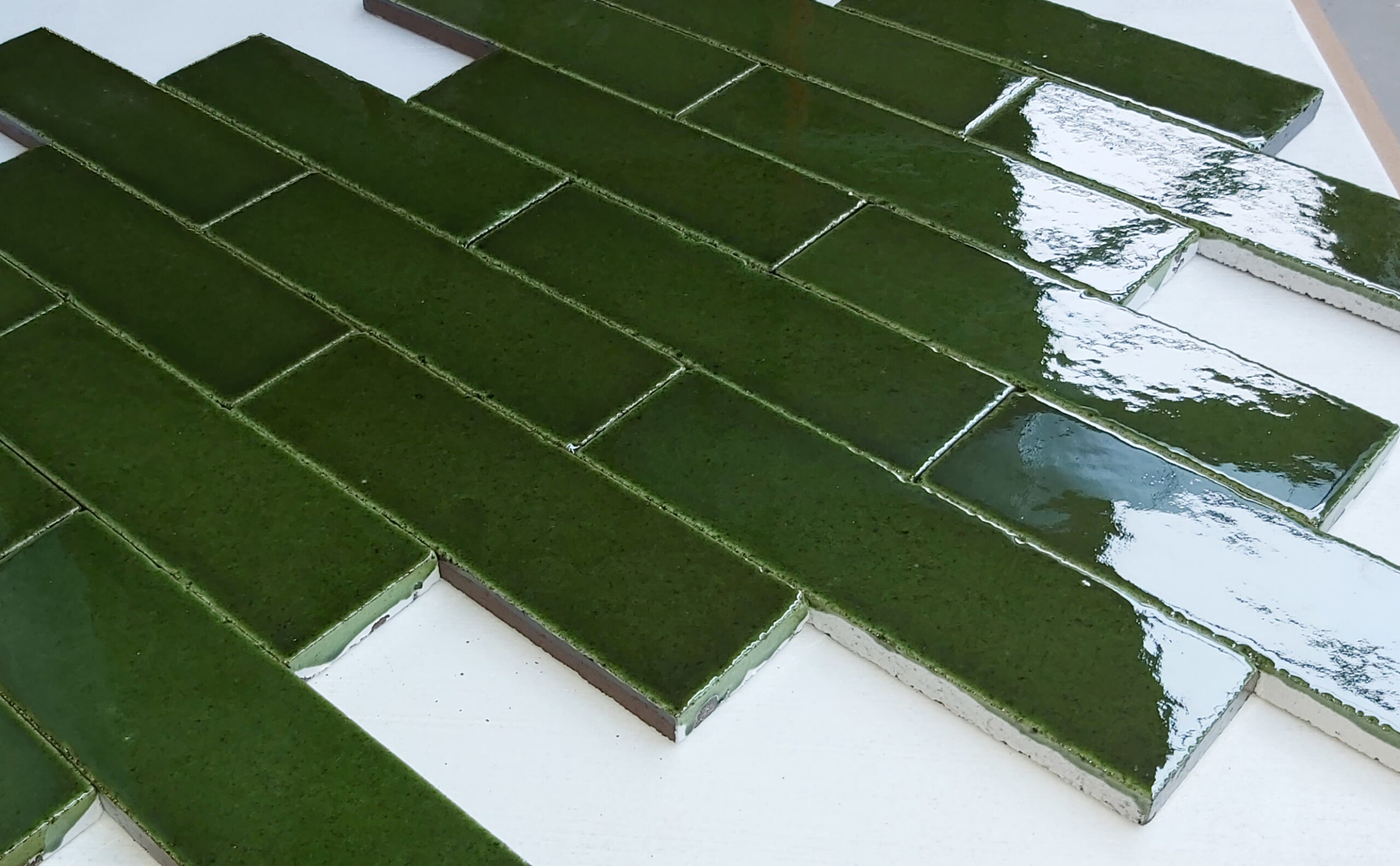 Jade Glazed Brick Slip